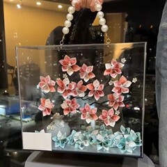 亚克力花盒发财树蝴蝶有钱花束diy材料一帆风顺帆船摆件生日礼物