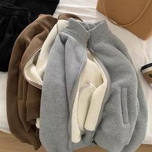 上身巨舒服！加厚冬季卫衣外套女百搭小暖炉休闲简约拉链开衫ins