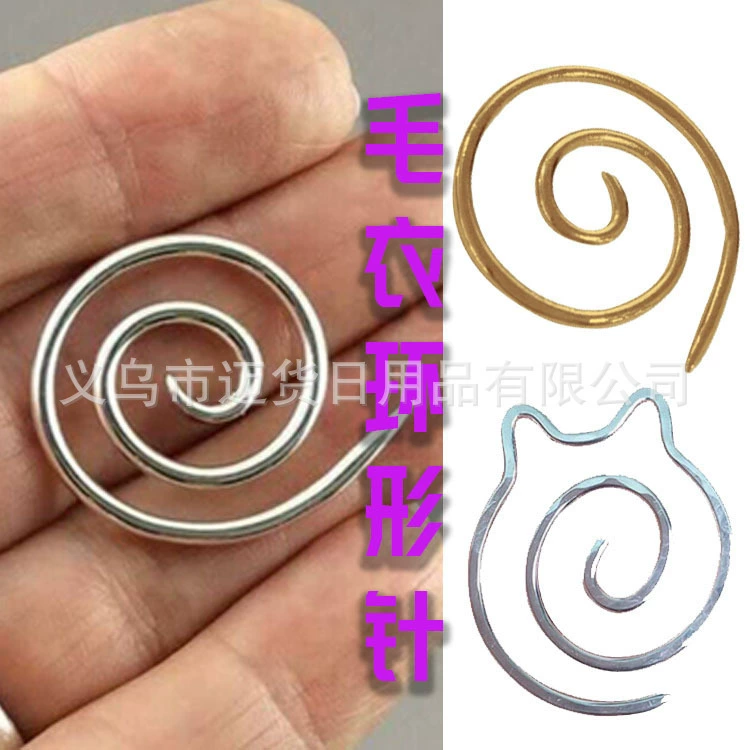 Spiral Cable Knitting Needle Практические спиральные спиральные вязания DIY Практические хитросплетения