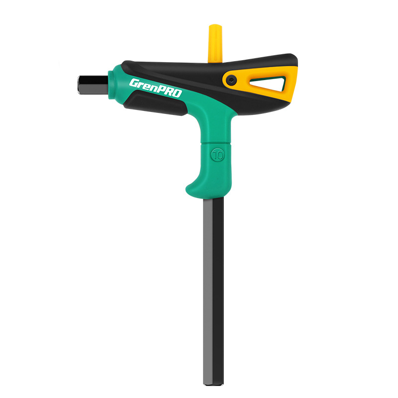 Lvlin T-pro llave hexagonal universal destornillador de 6 ángulos torsión rápida una sola cuchara hexagonal automática en forma de T hexagonal