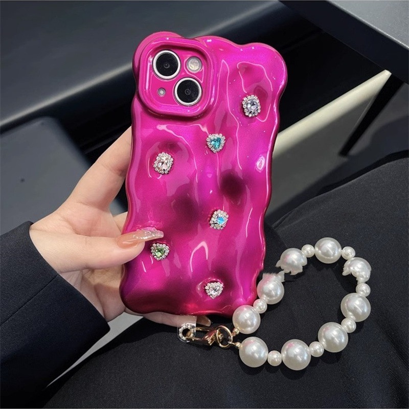 Phone Case New Year Luxury gems bracelet mobile phone case_voghion.com
