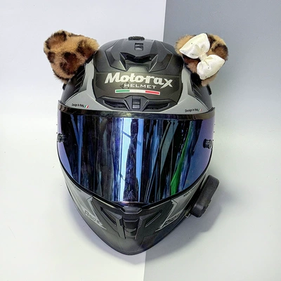 Motosiklet dəbilqələri – Helmet Accessories Plush Rabbit Ears