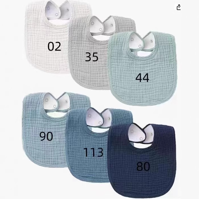 solid color eating bib for new born
