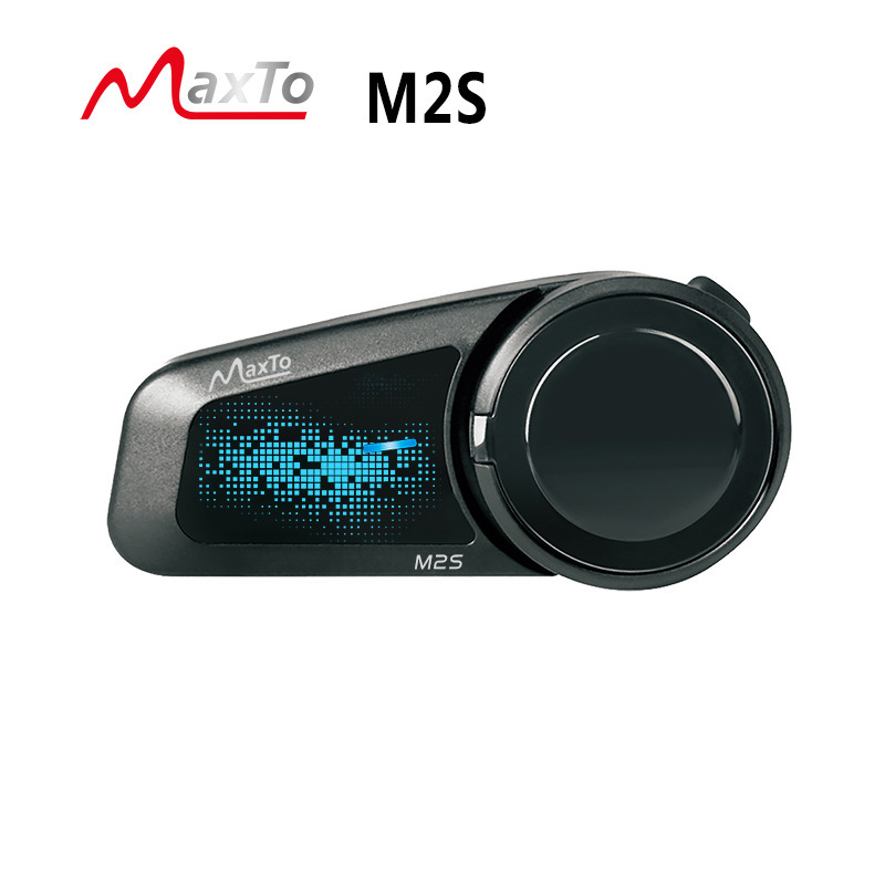 新グループ対談2000メートルワンキーペア音楽付きヘルメットbluetooth対談ヘッドホンmaxto M2S|undefined