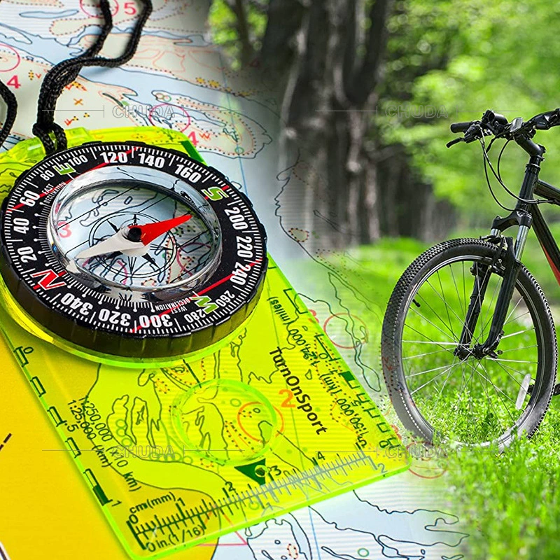 Factory Direct многофункциональная игла для еды 361 с линейкой со шкалой, увеличительным стеклом, угловой линейкой, шнурком