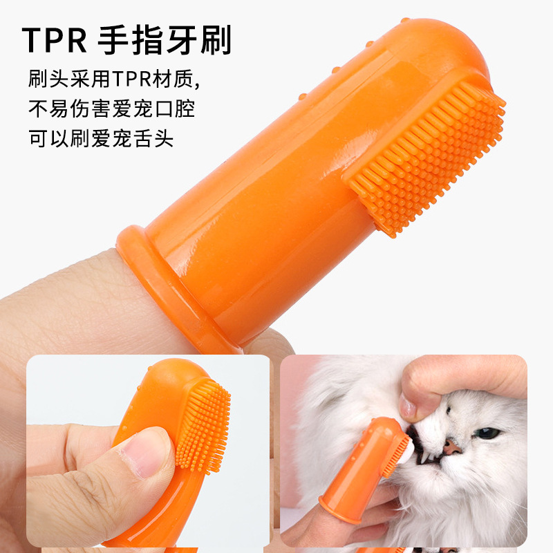 Cepillo de dientes de dedo para mascotas, cepillo de dientes para perros, cepillo de dientes para gatos, cepillo de dientes de dedo para gatos, paquete de 30