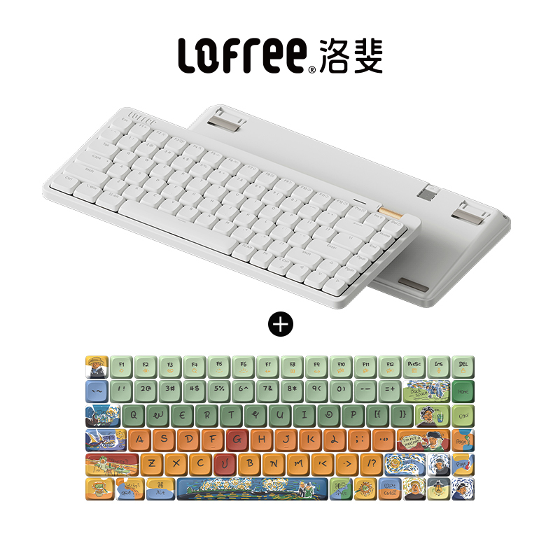 Lofree ロフリー ユースバージョン LITE 短軸メカニカルキーボード ワイヤレス Bluetooth オフィスタイピングガスケット|undefined