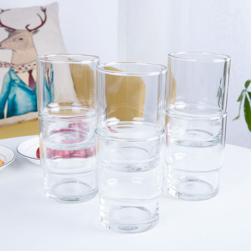 Taza de agua de una sola capa de vidrio resistente al calor del hogar del océano, necesidades diarias taza plegable creativa