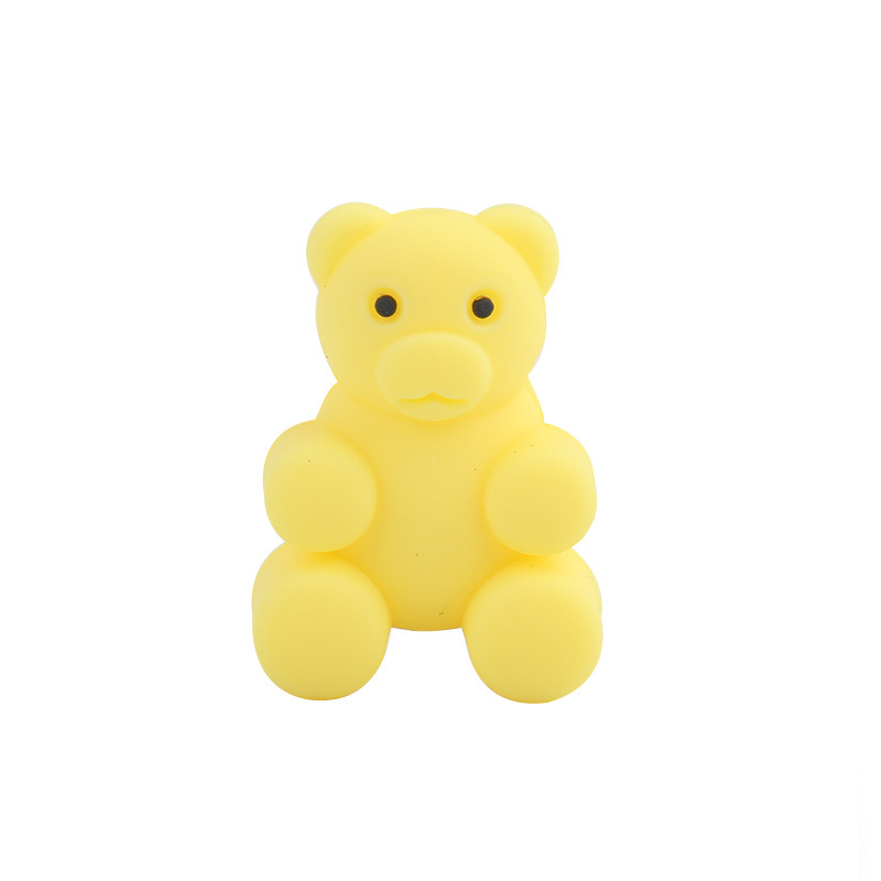 Productos creativos para bebés DIY animación osos de silicona joyería para bebés pezón cadena de dientes molares accesorios de pulsera de goma de diente