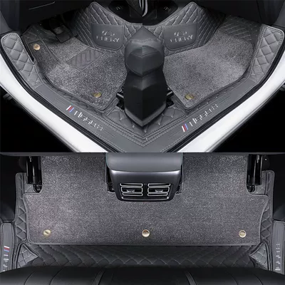 Ayaqaltılar (Kovriklər), of Tiggo 8 Plus Car Floor - 26-models-of-tiggo-8-free-anti-kick-mat-double-layer-foot-mat-french-velvet-blanket-platinum-gray