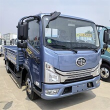 出口一汽解放4米2轻卡货车 170马力平板 花栏 厢货运输车