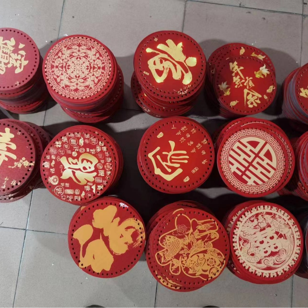 批发3.5mm厚度手工编织亚克力底板打孔印花水晶板来图可面板