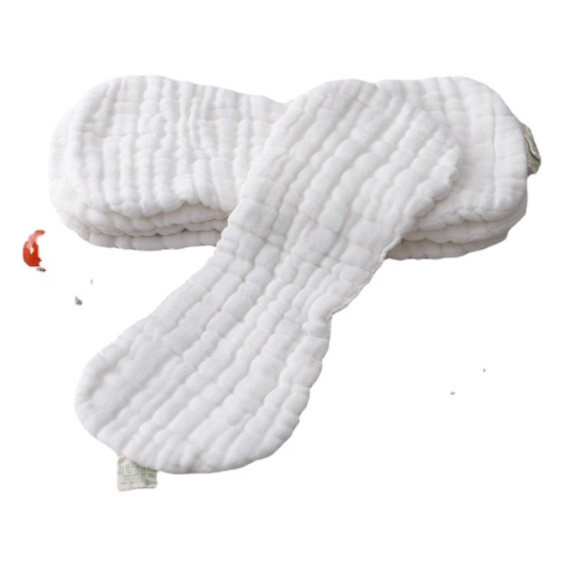 Baby Diapers High Density Pure Cotton Peanut Diapers Multi-Layer Breathable Newborn Diapers Pure Cotton Non-Fluorescent Wholesale
