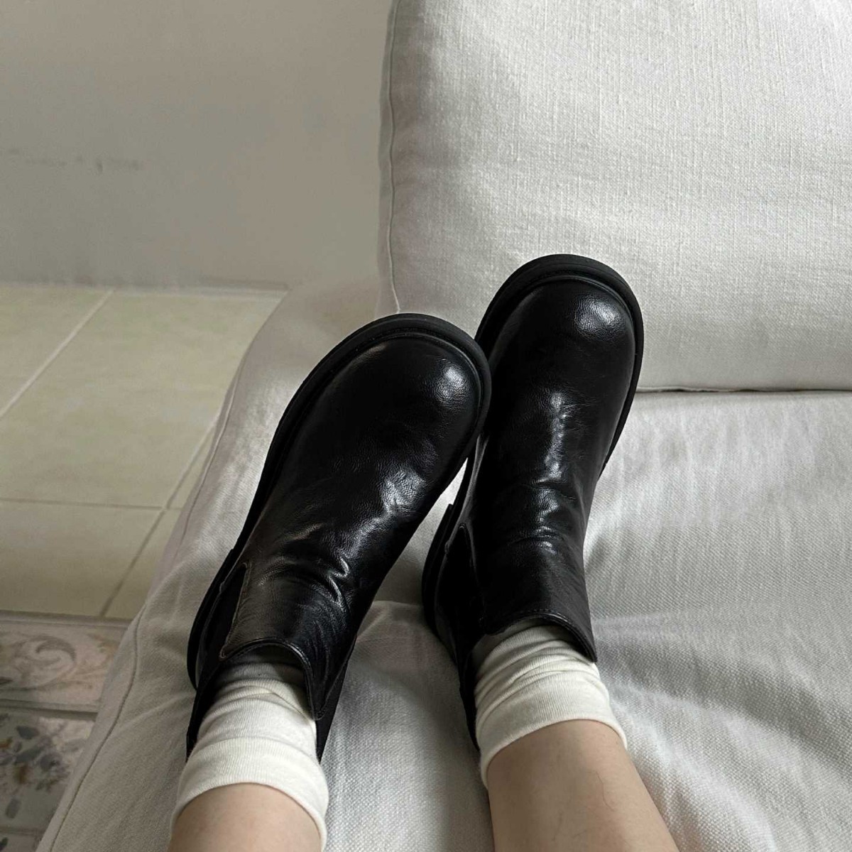 Damen Stiefel Mit Blockabsatz Im Retro Stil Für Den Herbst Und Winter_voghion.com