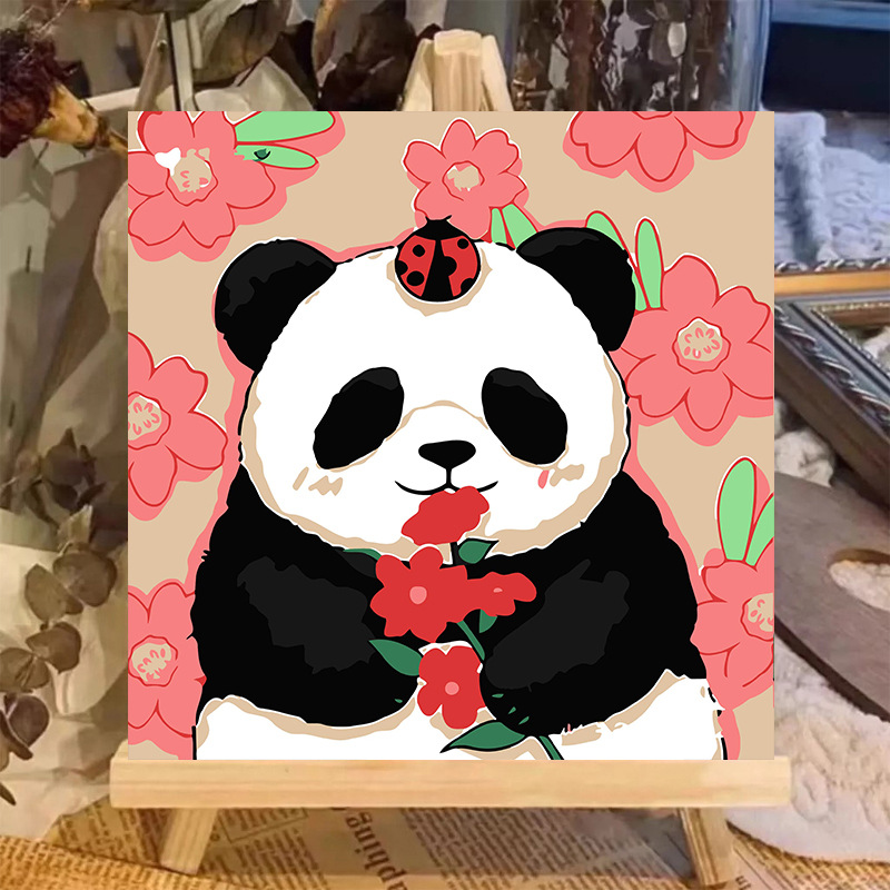 Pintura al óleo digital animal 20 * 20 dibujos animados pintados a mano para curar la pintura pintada a mano pintada al por mayor pintada a mano image 67