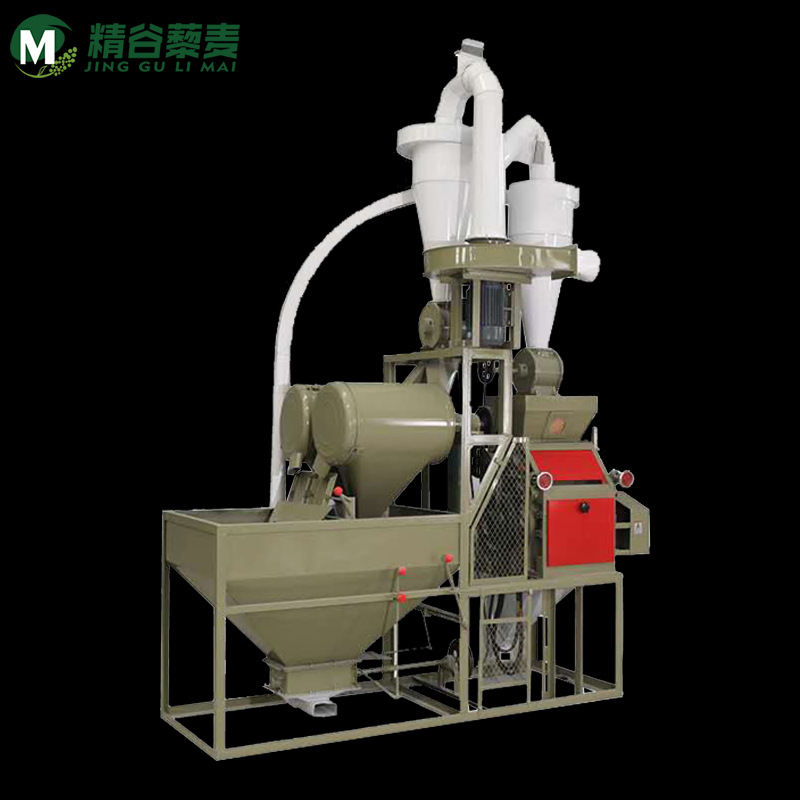 小麦磨粉机家用对外加工面粉机个体户用麦子磨面机