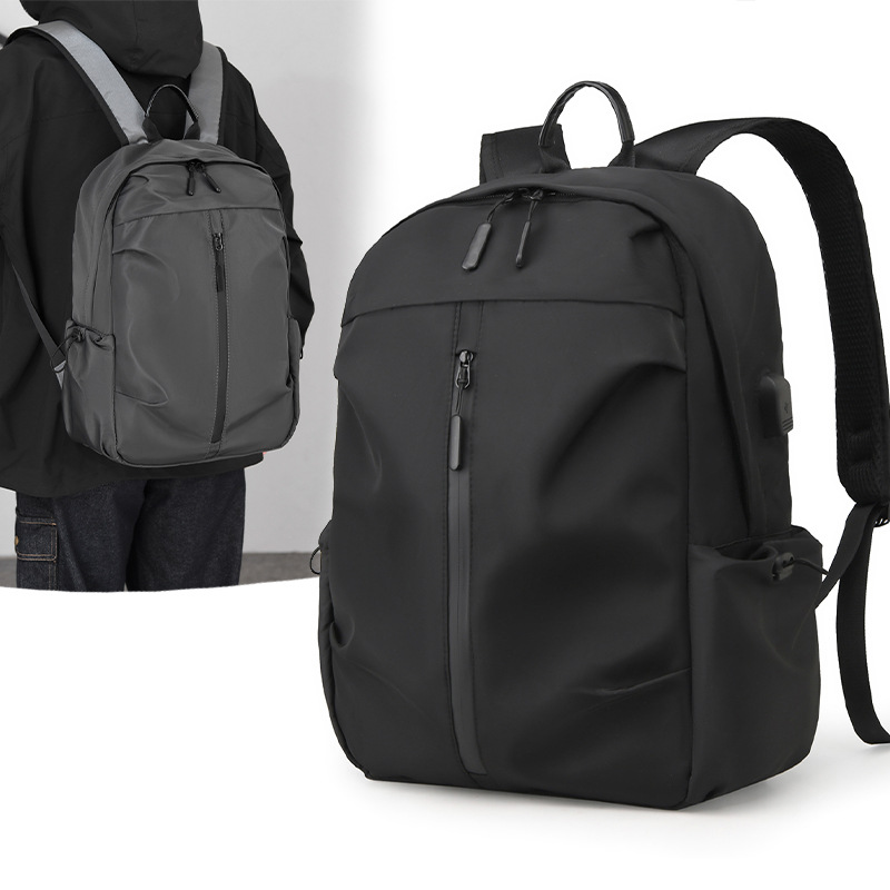 capacious men's trend casual backpack for traveling