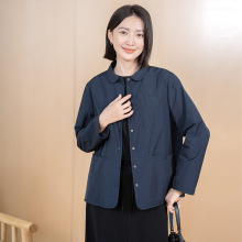 YUN韫2025年秋冬新款棉衣休闲短外套女百搭翻领中式复古女装上衣