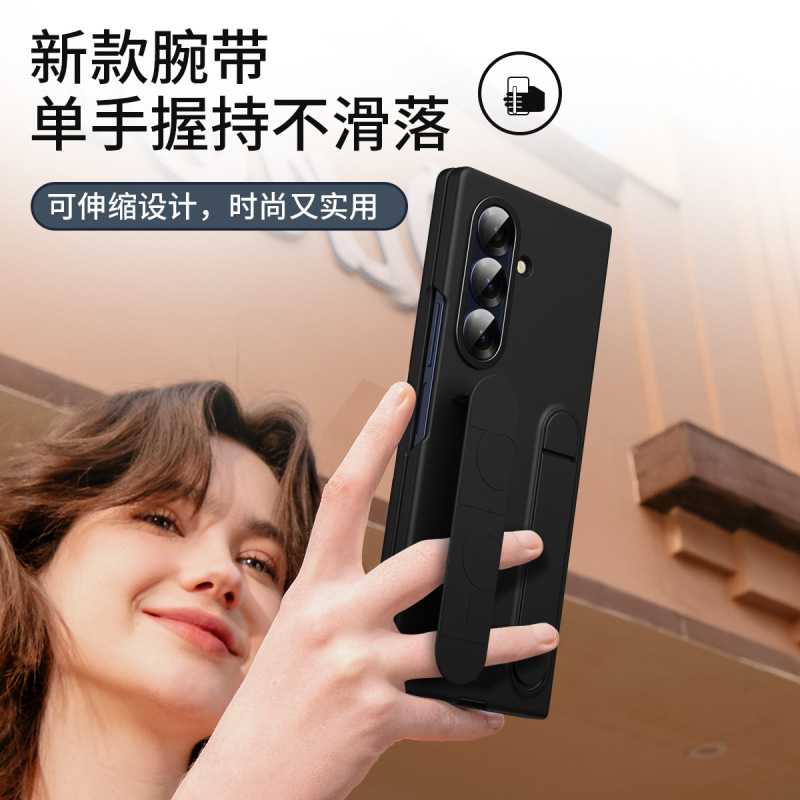 サムスンZFlip6折り畳みスクリーンを適用した携帯ケースzflip3/4/5は、ワニの紋様の全包転倒防止保護カバーを貼る|undefined