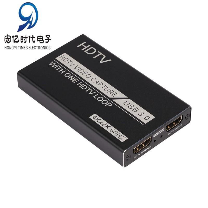 Карта видеозахвата USB3.0 4K HD HDMI для приставки/компьютера, трансляции игр, поддержка 60 кадров, поддержка YUY2