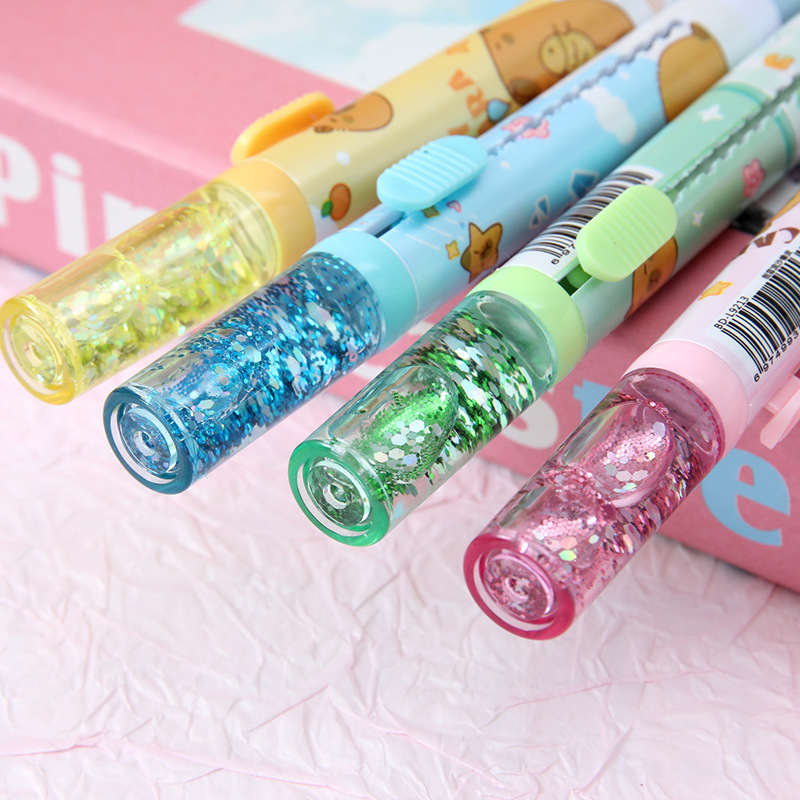 Sand flotante borracha carpibala empuje y tira para limpiar menos residuos de papelería para estudiantes de alta cara