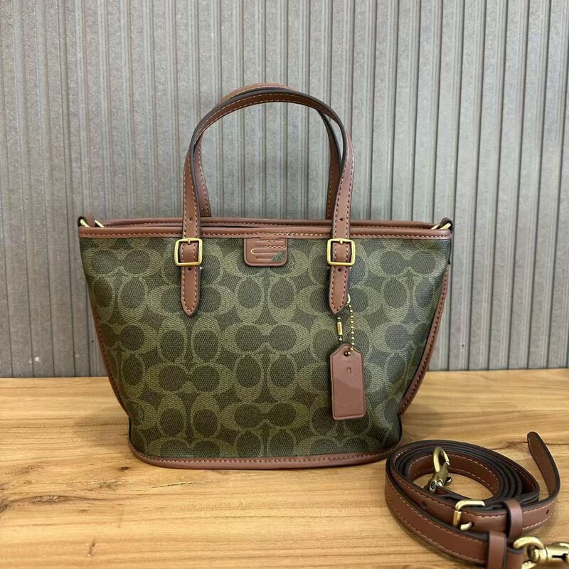 Coach C New Taxi Tote Bag Retro Satchel Shoulder Work Clothing Shopping Bag Crossbody Tote Women's Bag