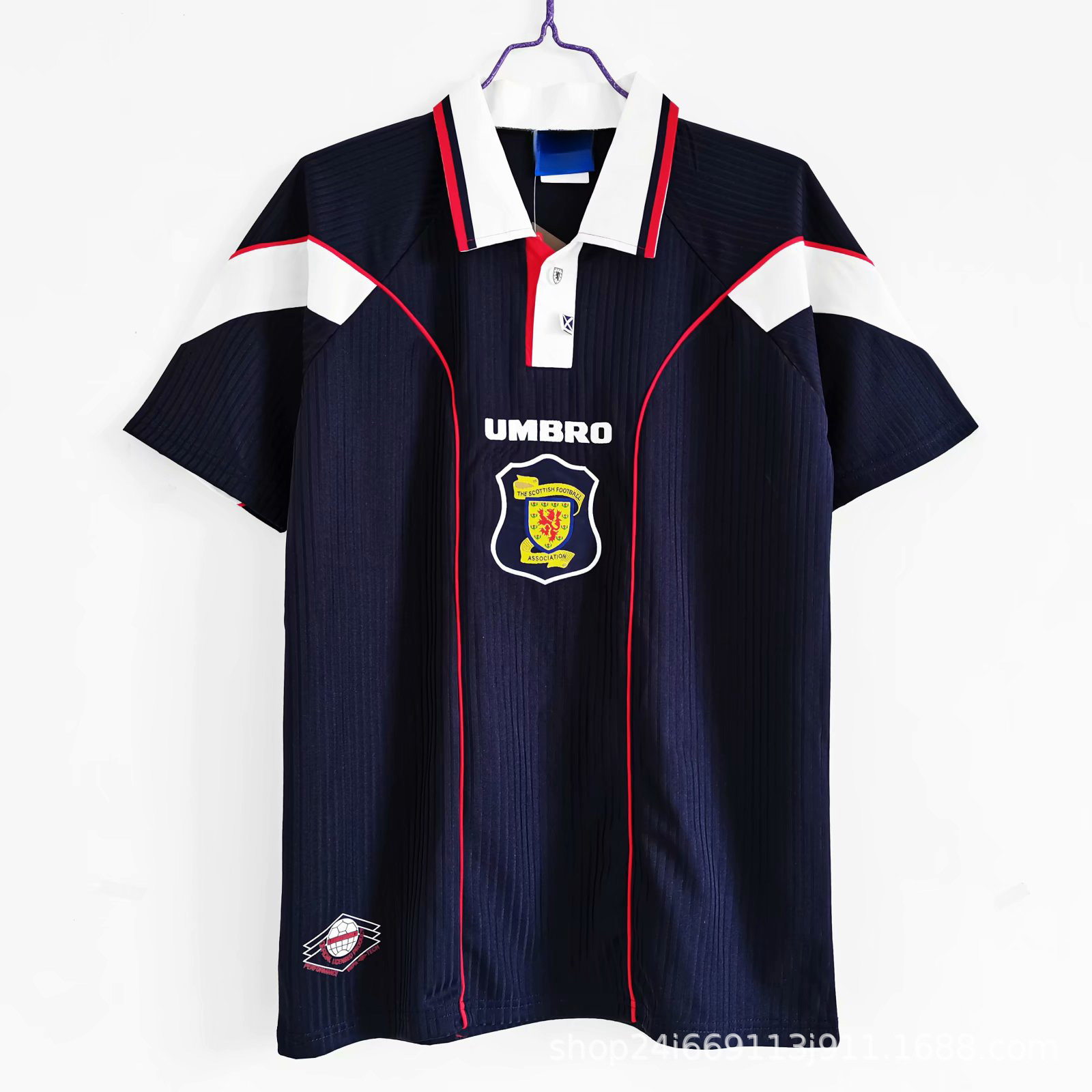 Camiseta de fútbol tailandesa retro Selección nacional Brasil Francia Argentina Portugal Camiseta de manga corta al por mayor Número de impresión