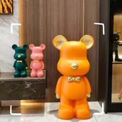 暴力熊貯金箱はネットレッドの家庭用置物の新しい家の賃貸住宅の子供の女の子しか入れられない