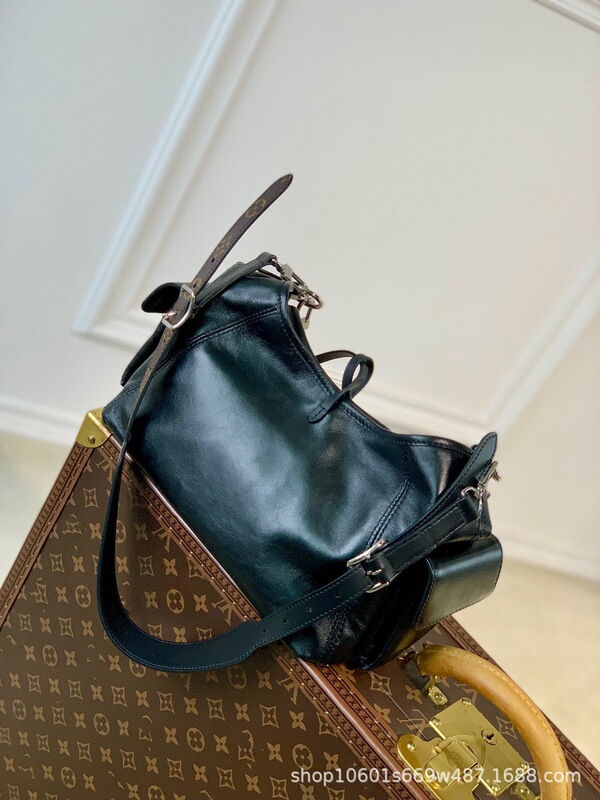 24特級MB頭層牛革チップ版Carryallトランペットシングル肩斜めショルダートートバッグ24861|undefined