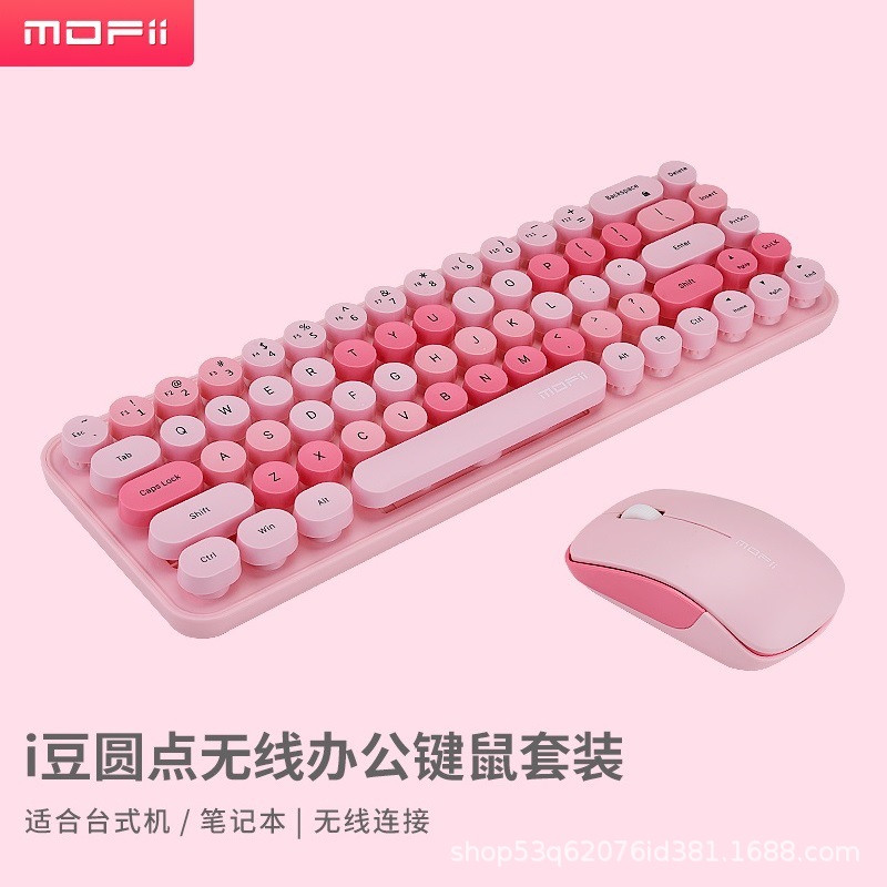 Mofii Skyscraper Factory Hot Sales inalámbrico teclado ratón de oficina lindo pequeño valor de escritorio portátil