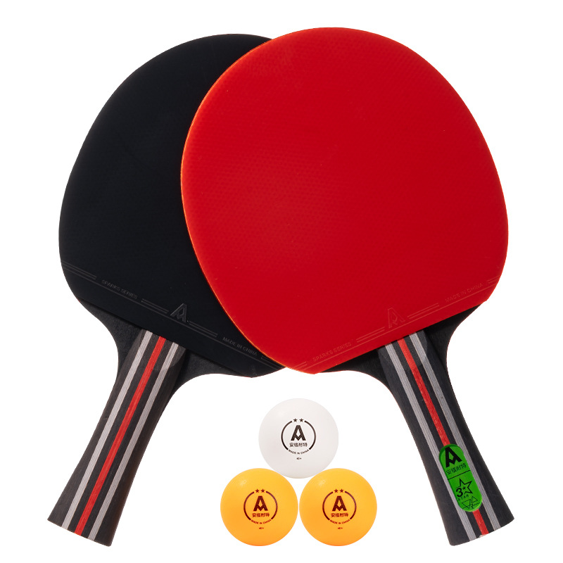 Raquetas de tenis de mesa Deli Angnet para estudiantes de escuela primaria de doble disparo para principiantes, conjunto de raquetas Samsung de nivel profesional para niños