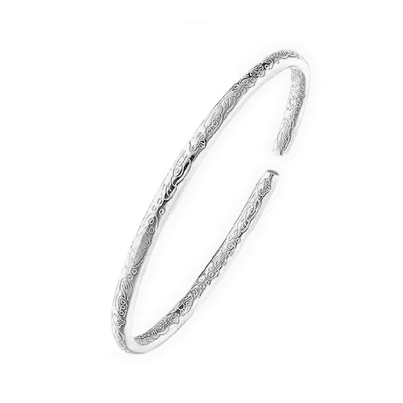 Bracelet, silver-tone boho bracelet with copper and sand-plated gold options, simple elegant design