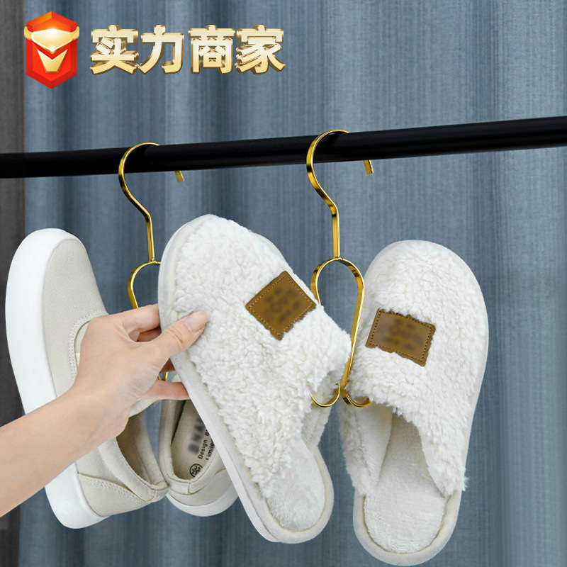Shoe Hanging Rack Outdoor Balcony Shoe Hanging Rack Multifunctional Shoe Drying Rack Drying Rack Shoe Drying Artifact Windproof