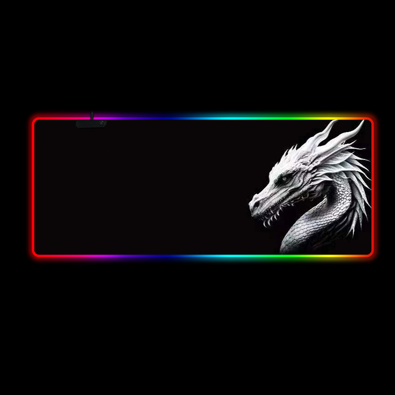 E-sports juego LED luminoso gran mouse pad RGB teclado pad mouse pad moda nacional mouse pad de dibujos animados anime