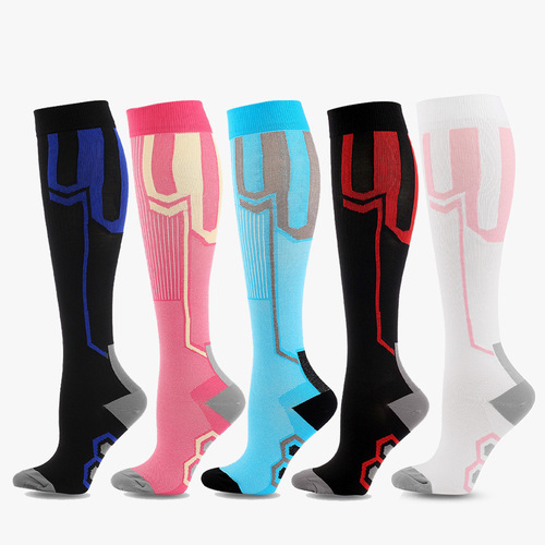 New Amazon Compression Socks Sports Calf Socks Cycling Socks Long Running Socks Elastic Socks Beautiful Legs Compression Socks