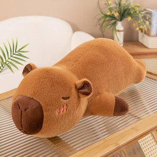 Creative lying down with inner capybara kappibala large pillow girls sleeping bed sleeping doll wholesale
