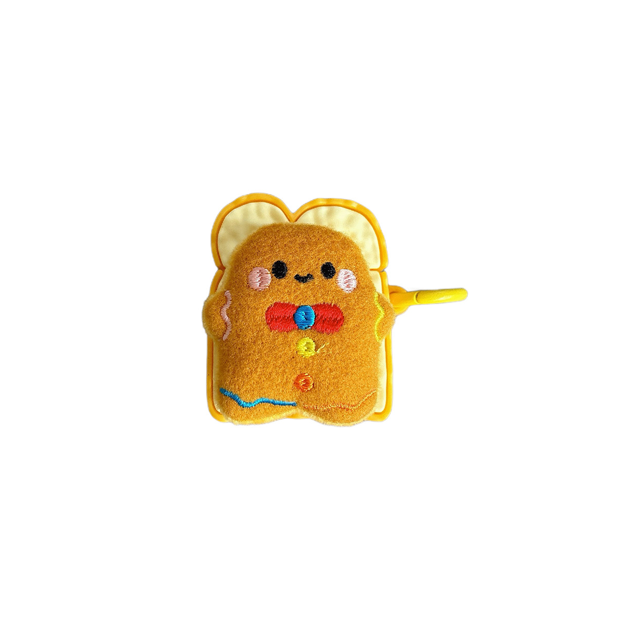 Pan de jengibre para hombre tostado para AirPods Pro 1 / 2 generación cubierta de auriculares Bluetooth 3 / 4 portátil