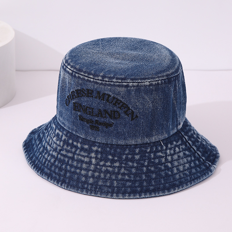 Primavera y otoño niños vaqueros sombrero pescador sombrero de visor grande sombrero de viaje estilo coreano estilo exterior sombrero de baño solar para hombres y mujeres
