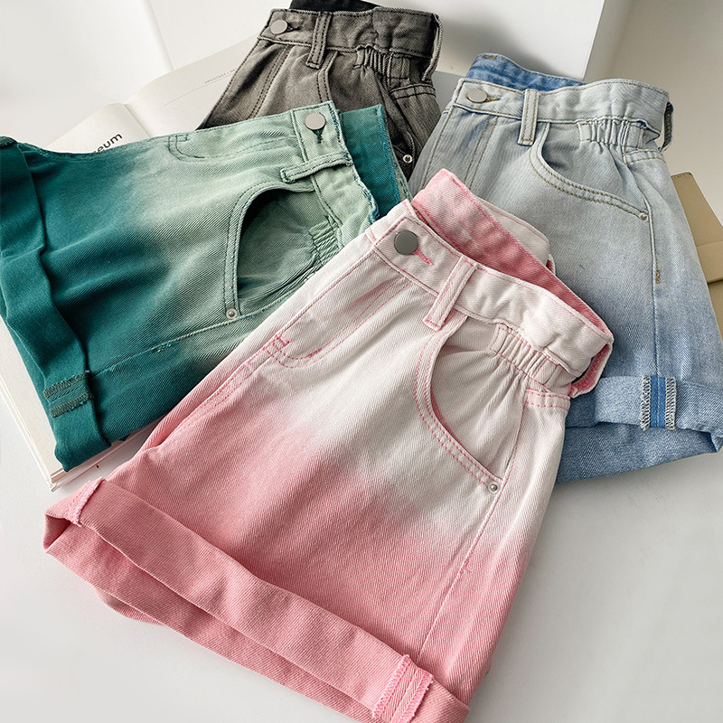 [毅燃] 0195# summer new jeans women shor...