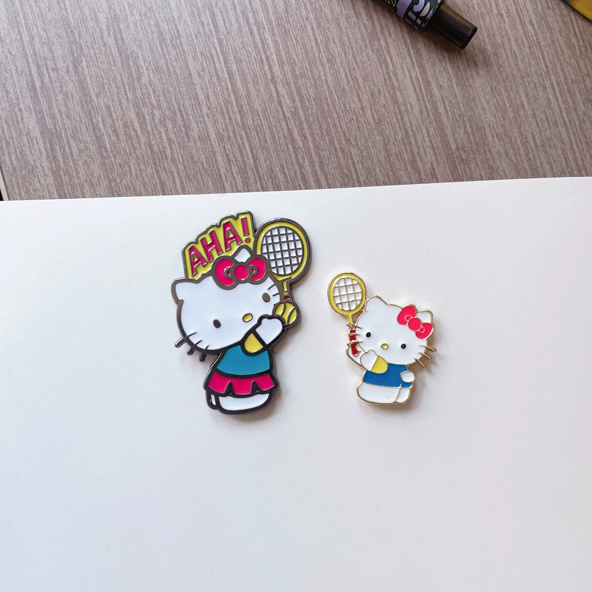Sanrio, Hello Kitty, комиксы, мультяшная милая брошь, металлическая нашивка для школьников, аксессуар для сумки