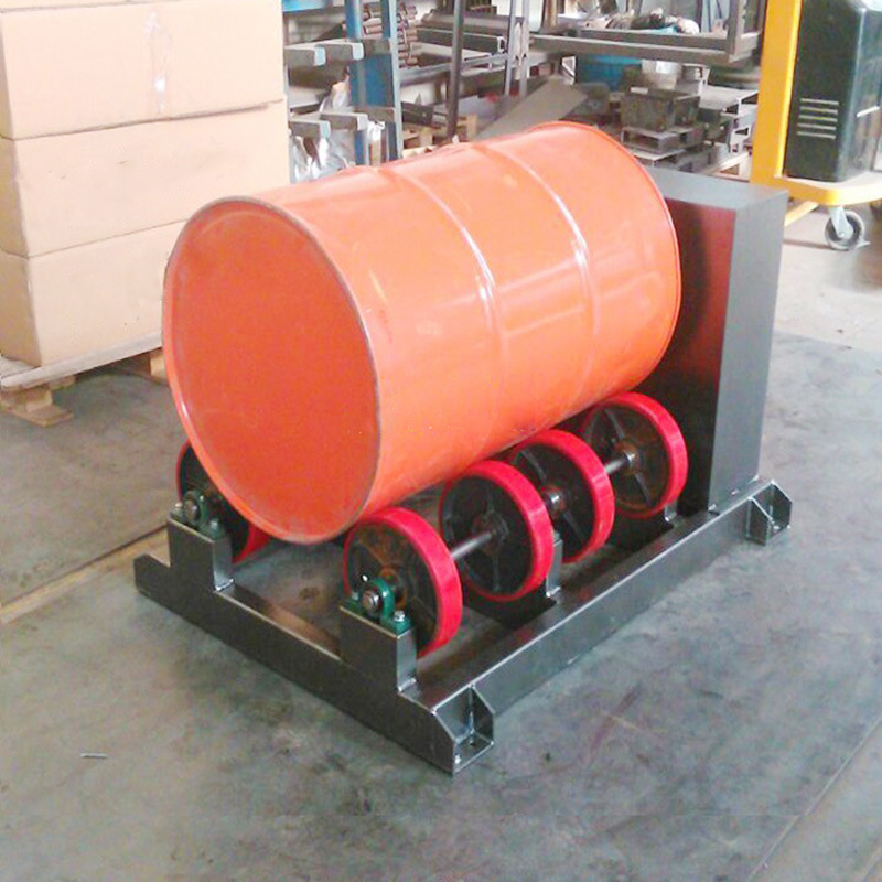 供应55加仑钢桶使用单油桶旋转器 电动物料混料机 翻转搅拌设备