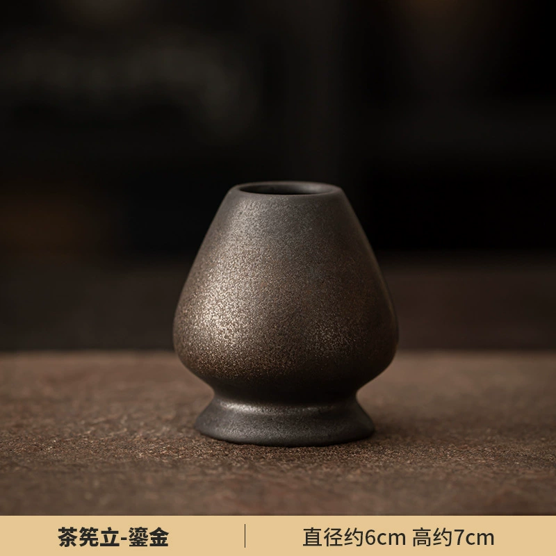 Набор чая матча (Creative Ceramics) японский стиль керамические чайные инструменты — венчик, ложка, сито нержавеющая сталь