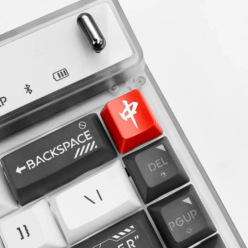 Ll fortune key cap fortune personalized light transmittance key cap cross axis mechanical keyboard key cap single R4 ESC【transmitted light