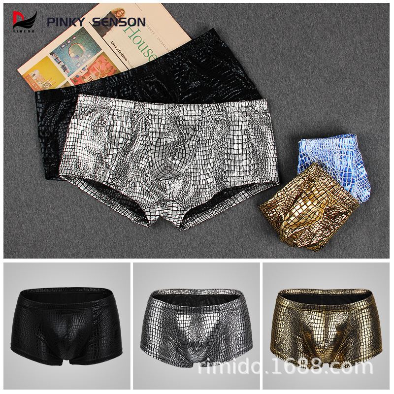Cross-Border Supply of Pinky Senson Men's Underwear Low-Waist Boxer Men's Boxer Underwear