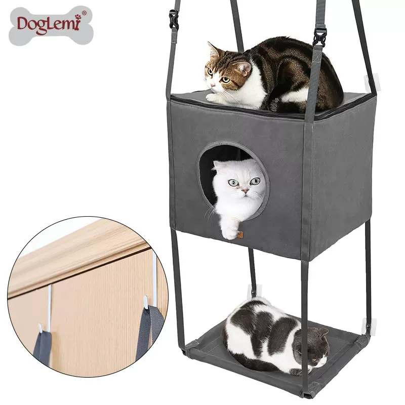 猫床猫挂床猫窝舒适可折叠四季通用挂门猫窝吊床小猫咪吊床宠物床