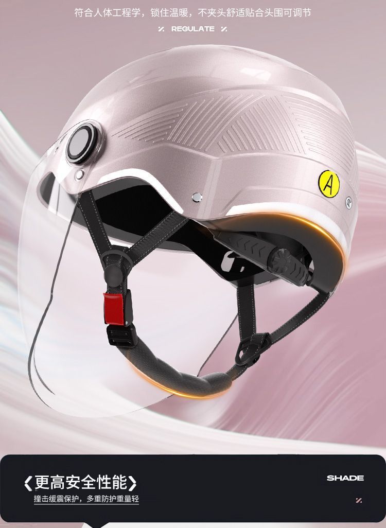New National Standard 3C Electric Vehicle Summer Helmet