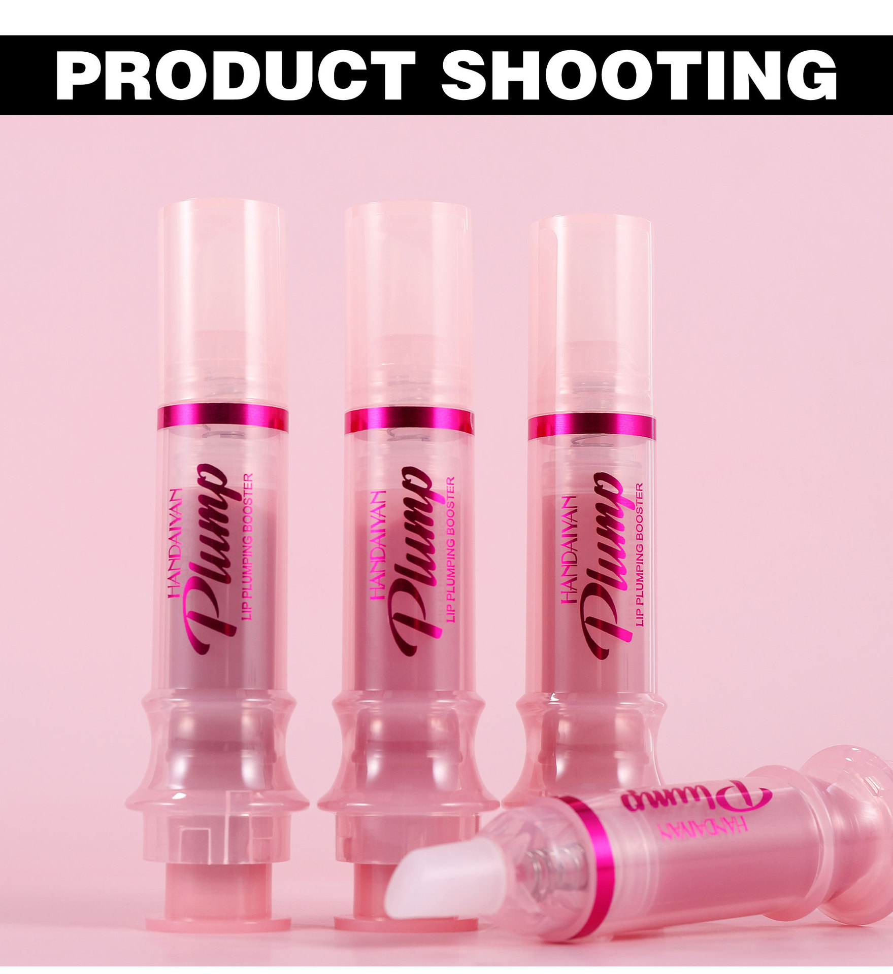 Cross-border Lip Fullness Lip Oil Needle Tube Lip Density handaiyan Slightly Spicy Lip Honey Plump Lip Glass Mirror Lip Fullness Lip Gloss undefined