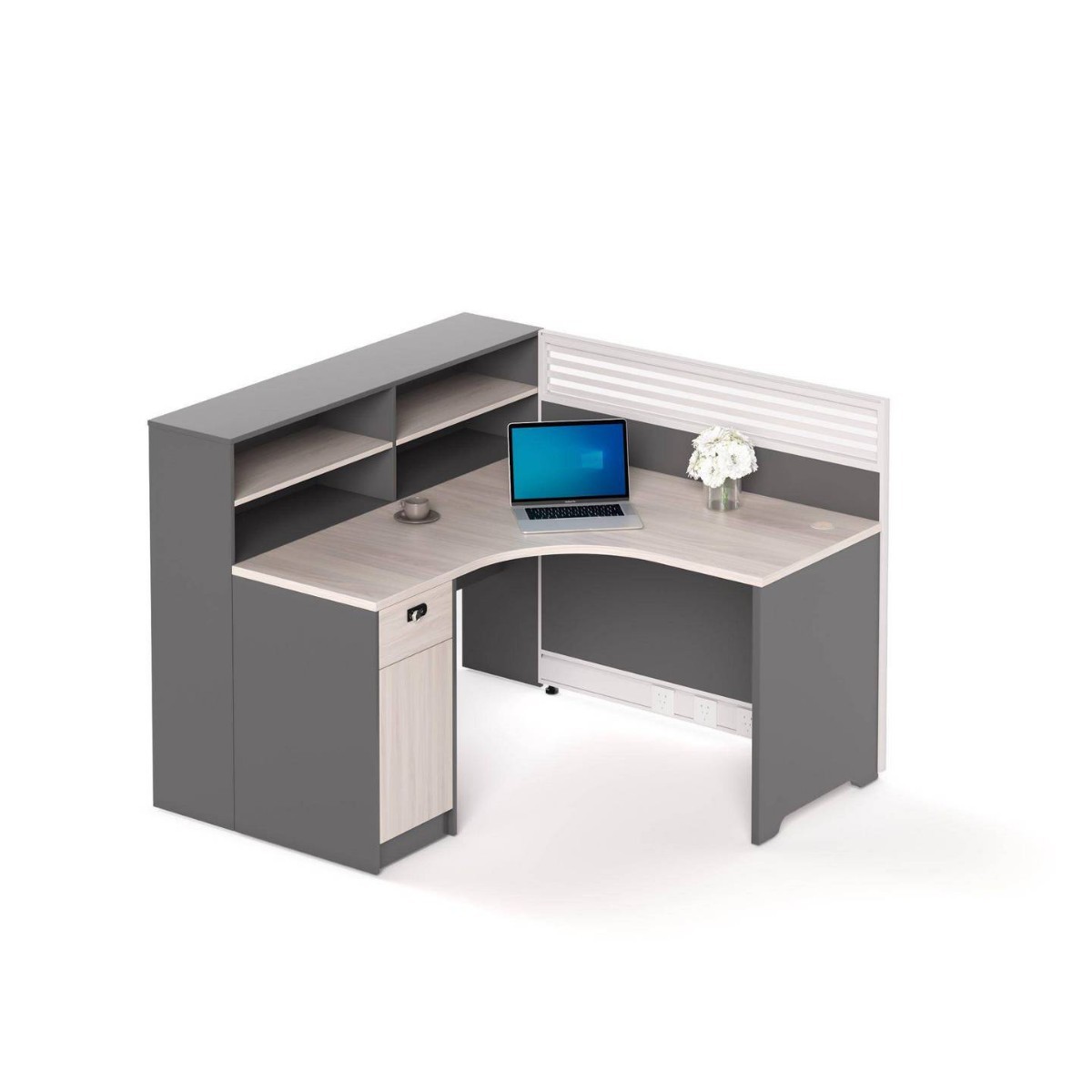 XZ 고급 회색 + 투명 대나무 목재