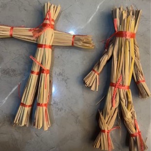 Folk handicraft preparation straw pure manual preparation style random hair need to specify contact customer service