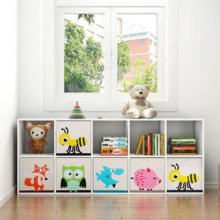 Children's Floor Bookshelf Solid Wood Baby Toy Storage Cabinet Storage Cabinet Storage Rack Bedroom Arrangement Cabinet Picture Book Rack